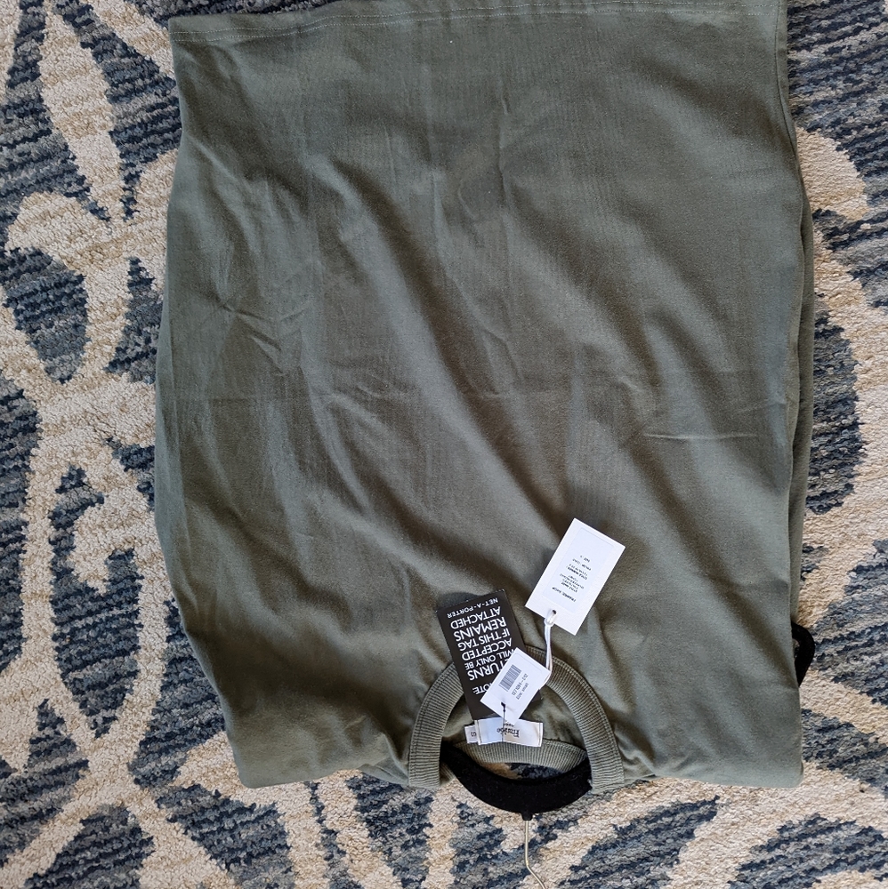 Frankie shop Eva padded shoulder shirt size small